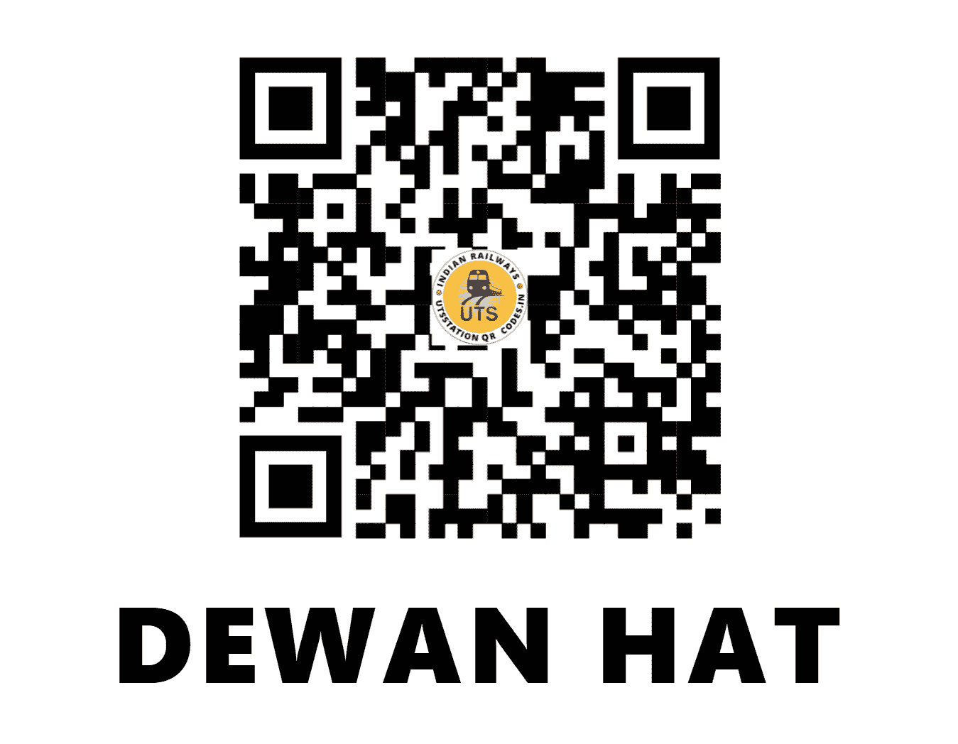 UTS QR Code for DEWAN HAT - DWT (NF - WEST BENGAL)